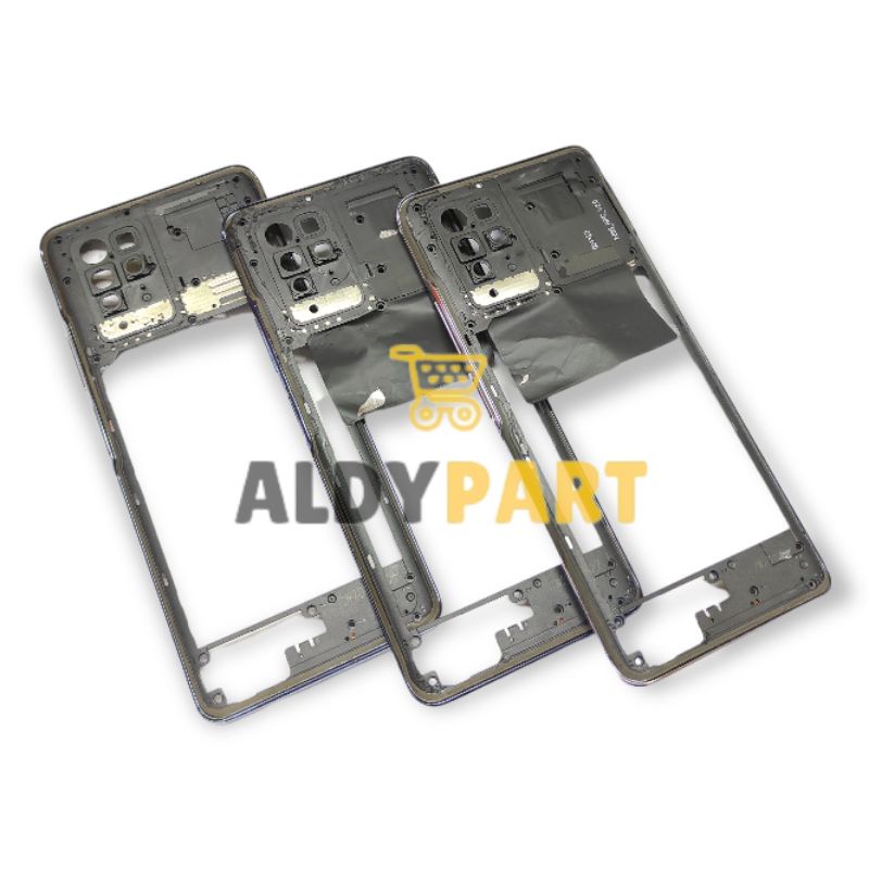 Middle Frame Tulang Tengah Bezel Rangka Tutup Mesin Infinix Note 10 Pro X695
