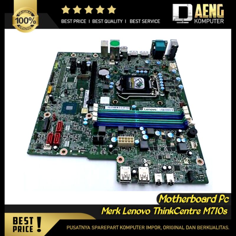MOBO LENOVO Motherboard PC built up Lenovo ThinkCentre M710s Socket 1151 DDR4 4 Slot Ram