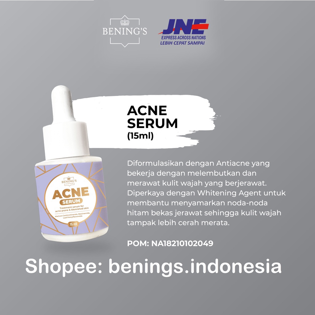 Acne Serum Benings Skincare by Dr Oky (Benings Clinic)