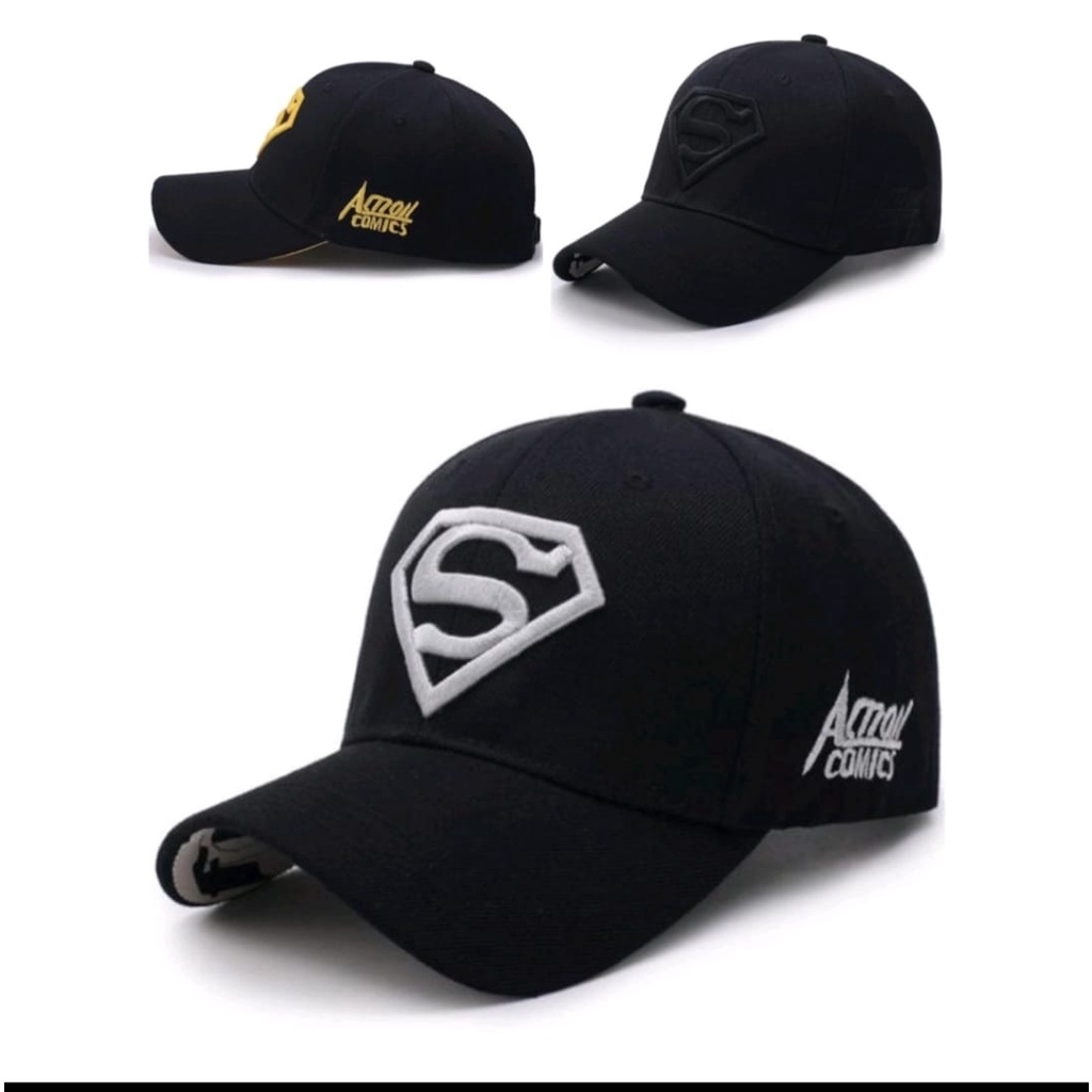 PROMO TOPI PRIA DISTRO ORIGINAL IMPORT PREMIUM BERKUALITAS ORI KARAKTER SUPERMAN SUPER HERO CAPTAIN 
