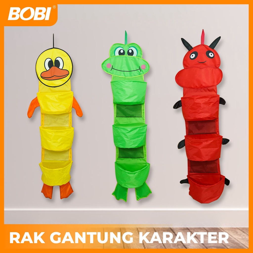 RAK GANTUNG KAIN KARAKTER KODE R-5013 / RAK KOSMETIK GANTUNG PLASTIK KARAKTER LUCU BERVARIASI