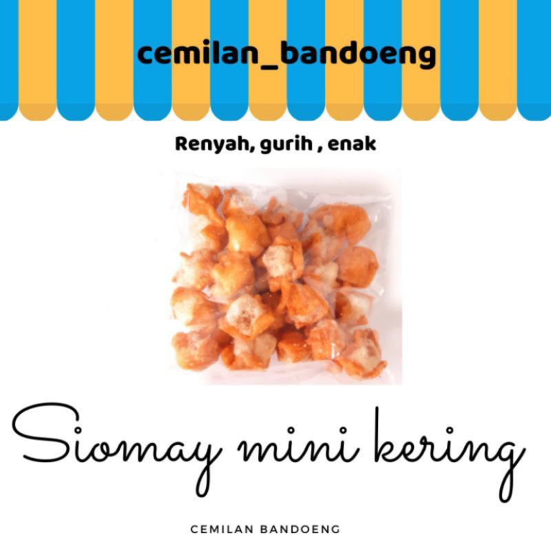 toping baso aci siomay mini kering 200 gr renyah