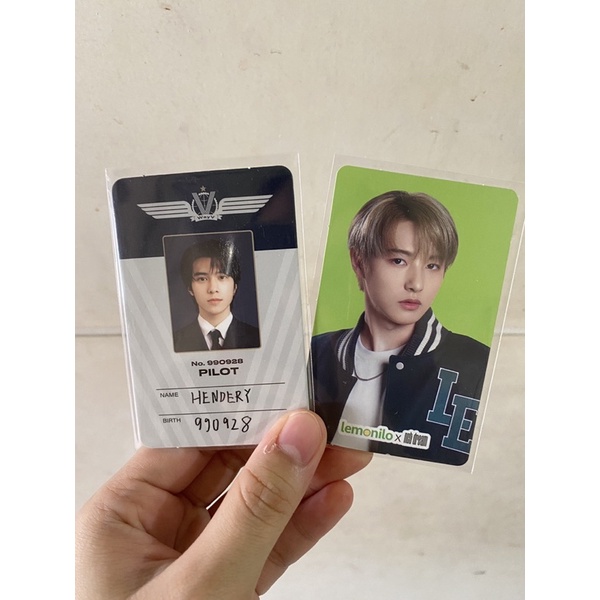 Hendery Id Card Pilot + Renjun Lemonilo