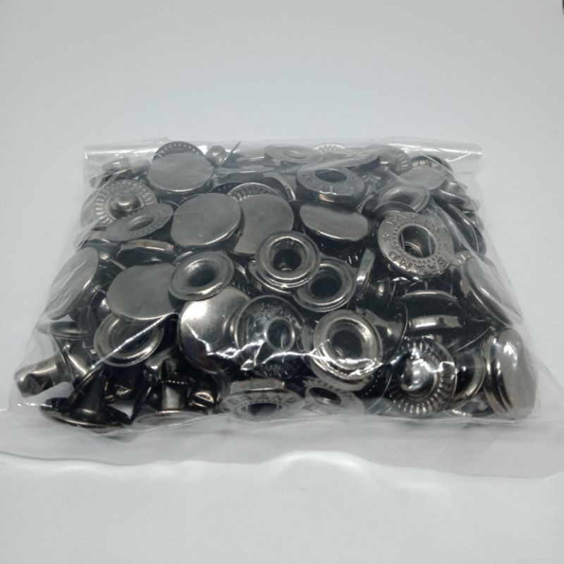 Kancing Cetet Besi / Snap Button Diameter 15 mm 7060 (12 Set)