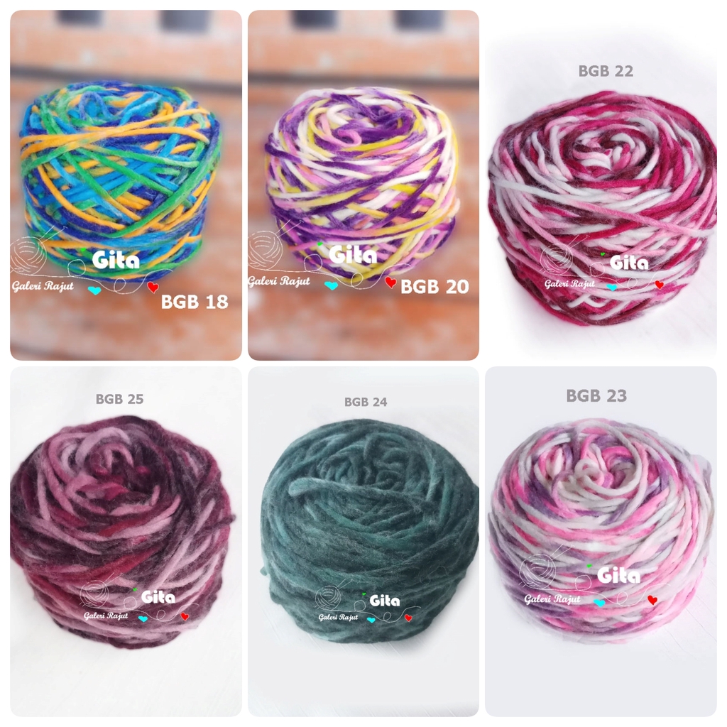 Benang Rajut Bulky / Benang Rajut Crochet Knitting Yarn