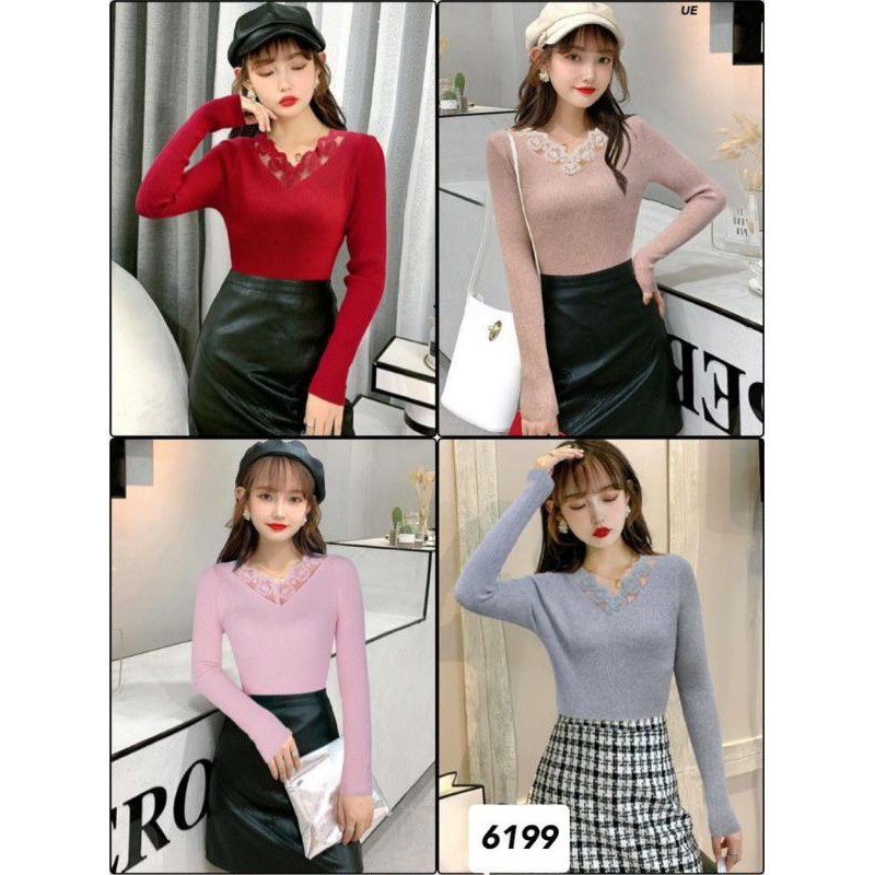 Atasan rajut import 6199