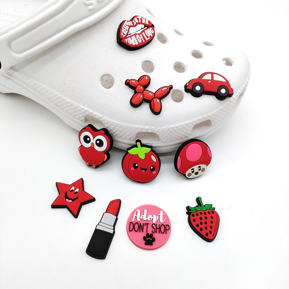 Charms Gelang Desain Kartun Crocs Untuk Aksesoris Dekorasi Sepatu Bayi Perempuan