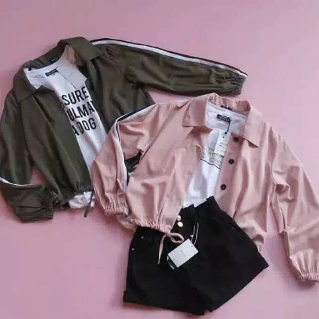 BERSHKA JAKET - PAKAIAN WANITA - JAKET DESPO