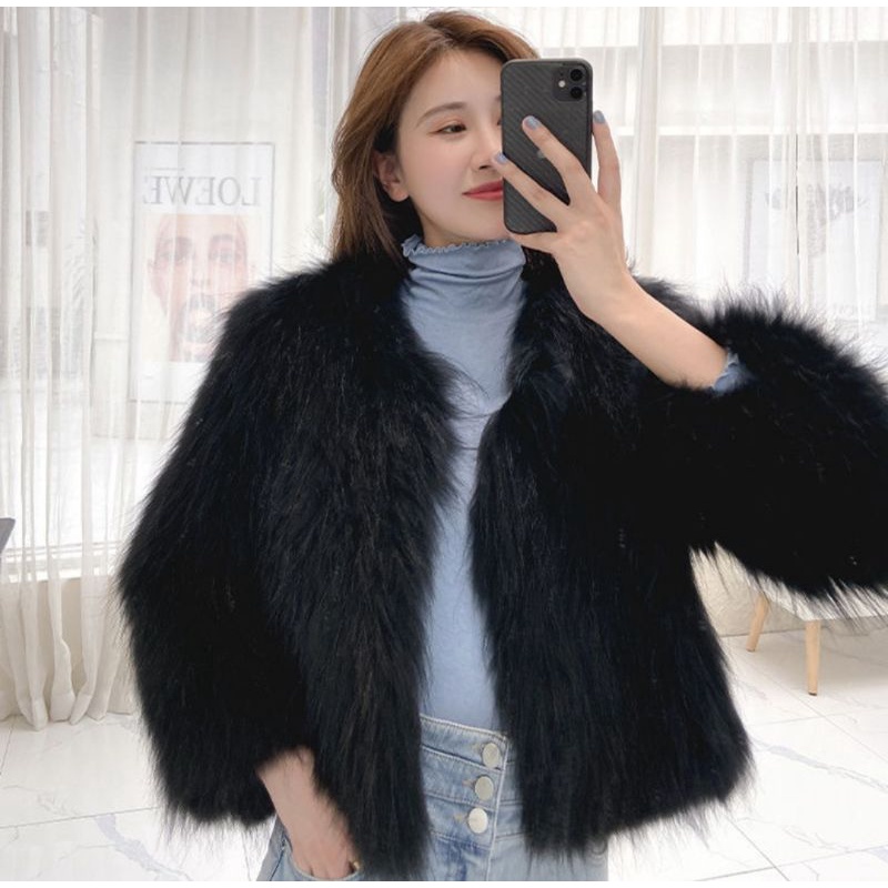 WOMEN FUR COAT BULU WANITA MUSIM DINGIN WINTER TURKI KOREA