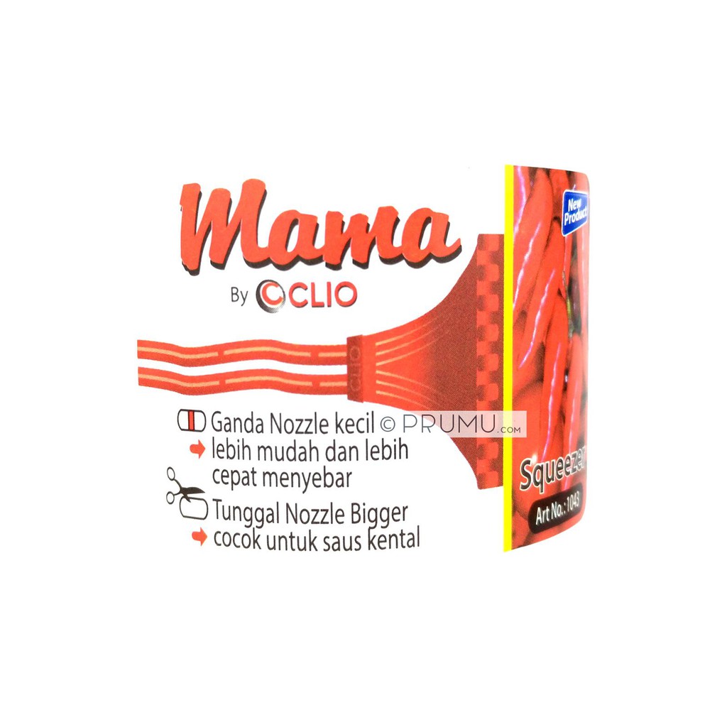 Botol Kecap 600 ml | Botol Saos | Botol Mayonnaise | Squeeze Sauce Bottle - Clio Mama