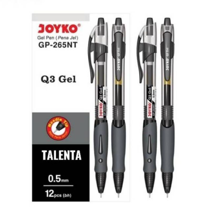 

Pulpen cetek Q3 Qgel joyko 1 pack isi 12pcs Gp265NT