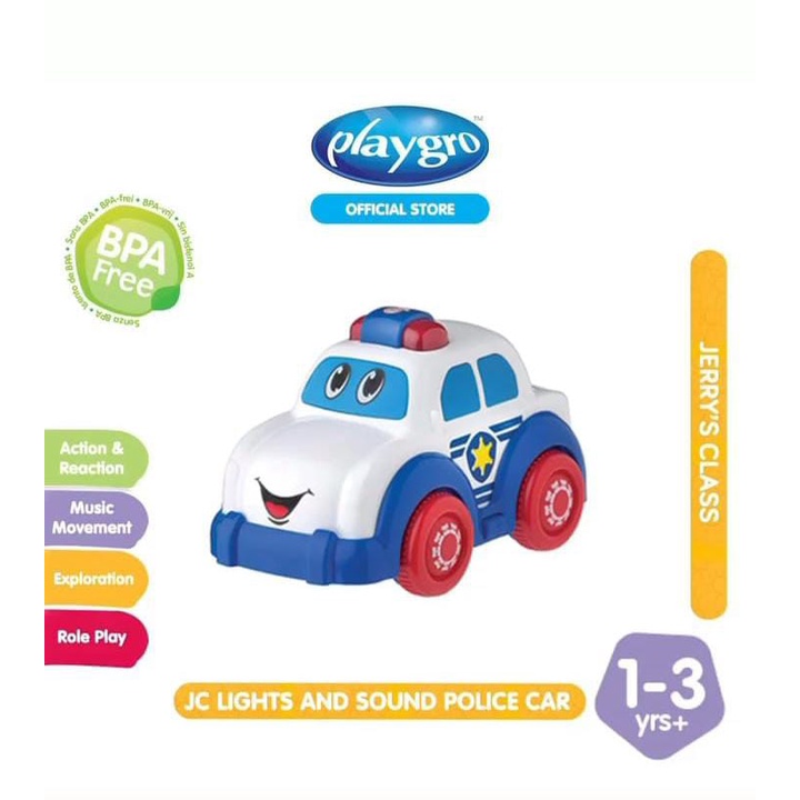 Playgro Light andSounds PoliceCar 112859