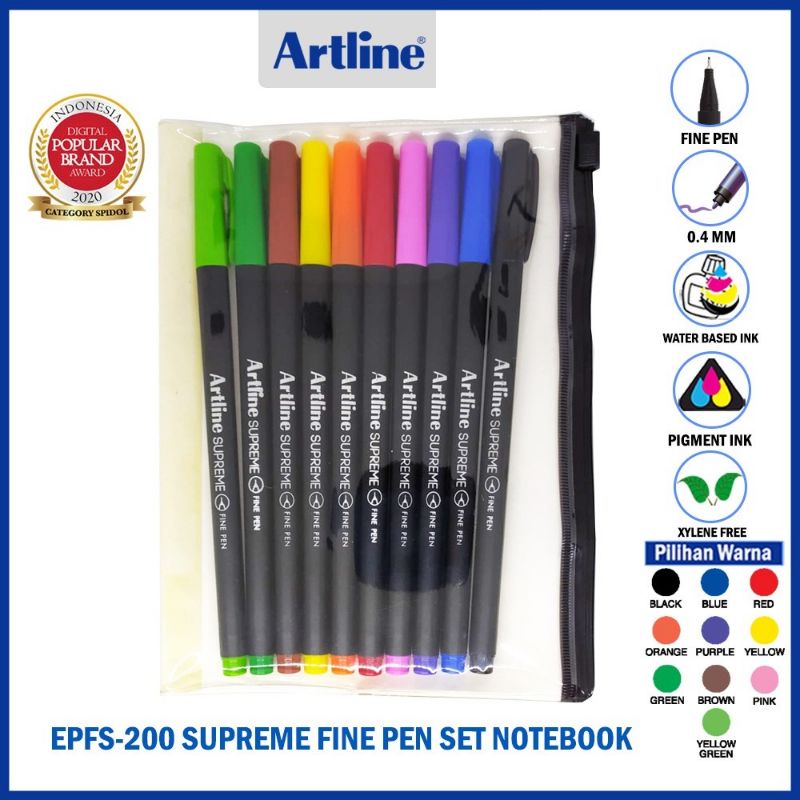 

ARTLINE Spidol Writing Supreme Fine Pen SET Notebook EPFS-200/Set