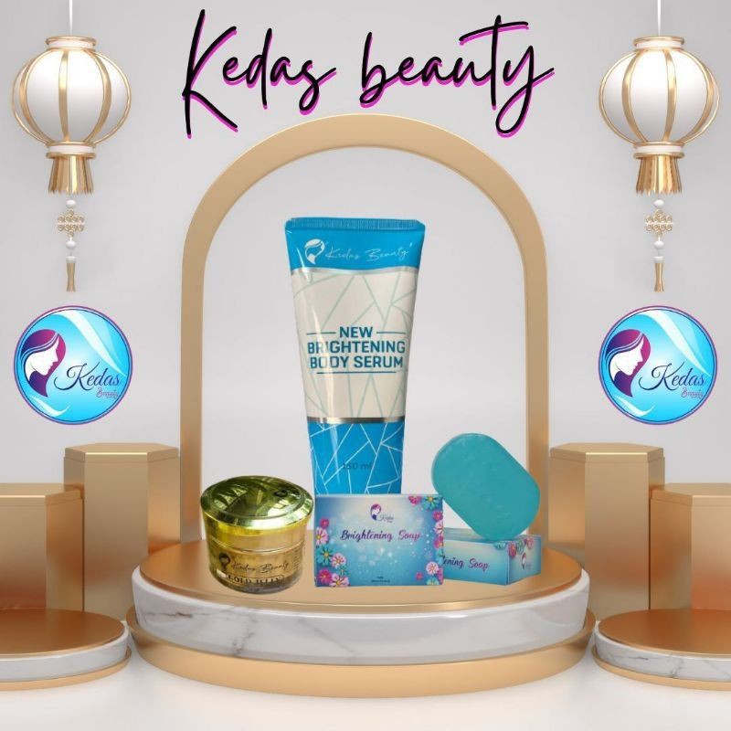 (Ready) Kedas Beauty Body Serum & Body Scrub Original Sepaket Kedas Beuty BPOM Halal 100% ORI