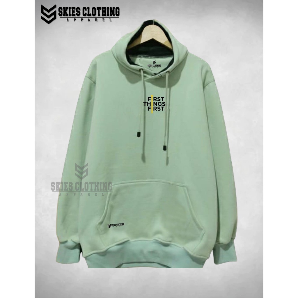 SWEATER DISTRO GOODMORNING PRIA UNISEX SHINING BRIGHT BTS BISA CEWE COWO COTTON FLEECE PREMIUM