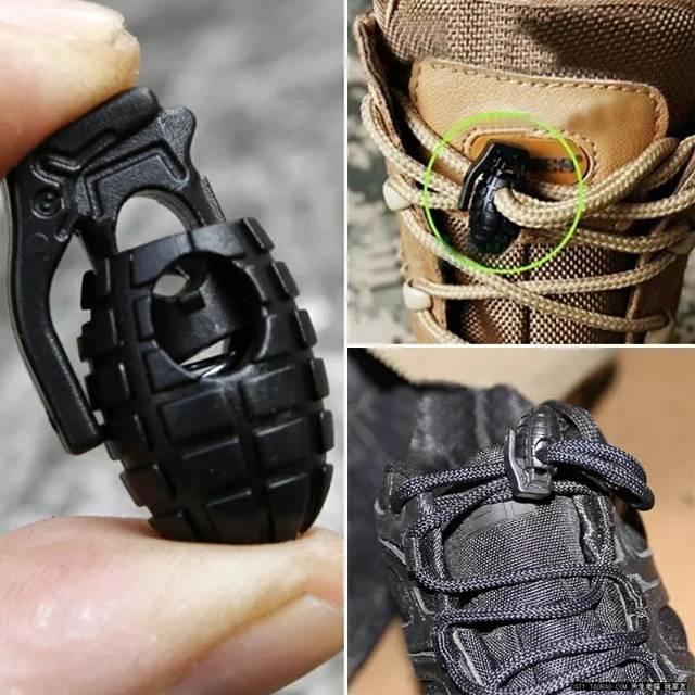 AKSESORIS BUCKLE STOPPER PENGENCANG PENJEPIT TALI SEPATU TAS GELANG
