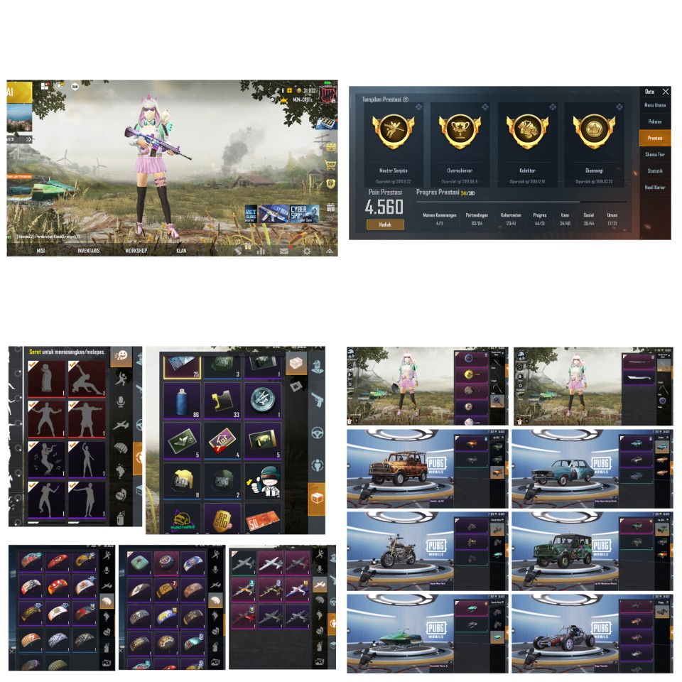 Akun PUBG Global Old Akun Aman Shopee Indonesia