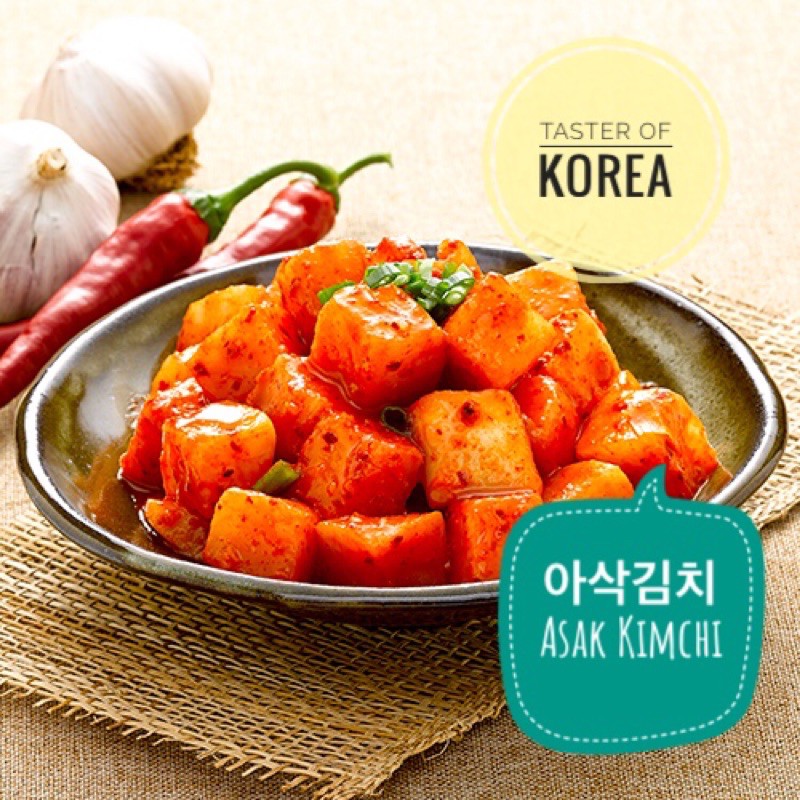 

Asak Kimchi Kimchi Lobak Kkagdugi Original Korea Taste 500gr