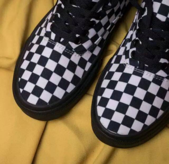 100% PREMIUM VANS AUTHENTIC CHECKERBOARD BLACK IMPORT DT MADE IN CHINA