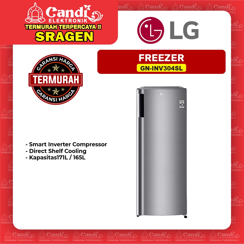 LG Standing Freezer - GN-INV304SL