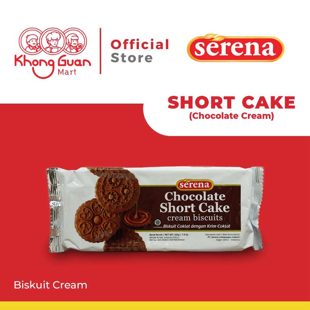 

SERENA Chocolate Shortcake Pack 225 Gram