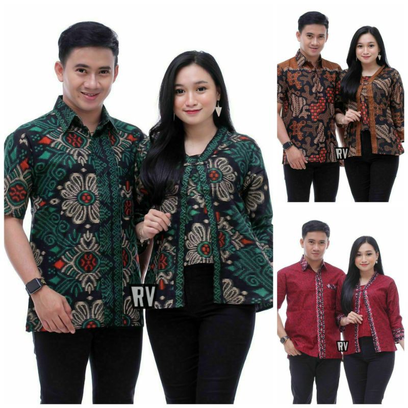 BAJU COUPLE BATIK SARIMBIT PASANGAN 2021