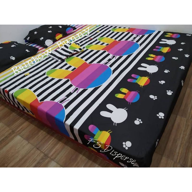 SPREI MOTIF RAINBOW BUNNY