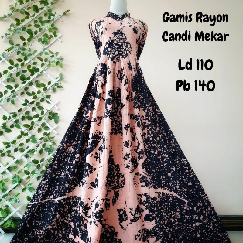 Gamis Rayon Candi Mekar
