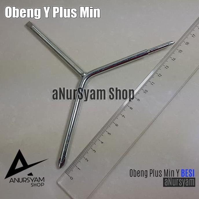 Obeng Y Plus Min Besi / Obeng Plus Min Model Y Harga GROSIR anursy44 Ayo Beli