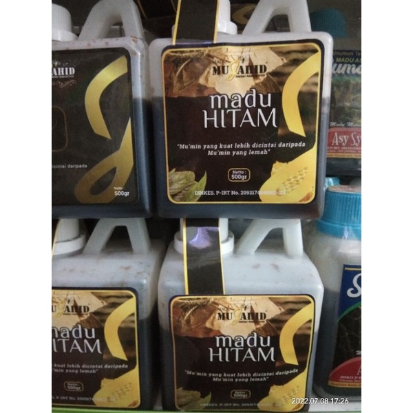 

Madu mujahid hitam manis 500gram