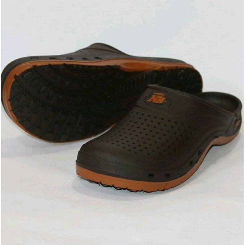 SANDAL SELOP CROCSS KARET EMPUK ANTI AIR PVC SANDAL PRIA MURAH NIKKO 8032/BUKAN JEPIT/BUKAN BAN2