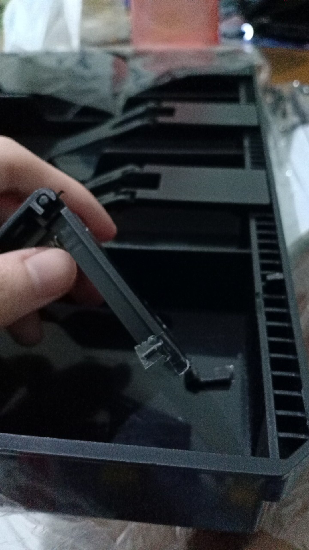 ✨tersedia✨ Money Cash Register Insert Tray Replacement 4 Bills 3 Coins Money Storage Box