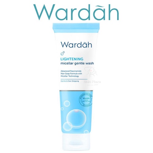 Wardah Lightening Micellar GENTLE WASH 50ml | Kemasan Lama 60ml