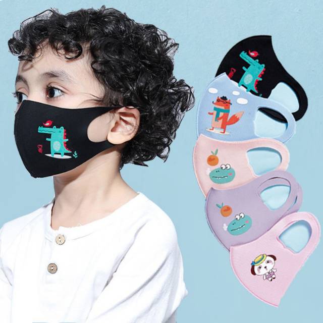 Masker 3D Anak Import Motif Reusable Masker Kpop Idol Korea