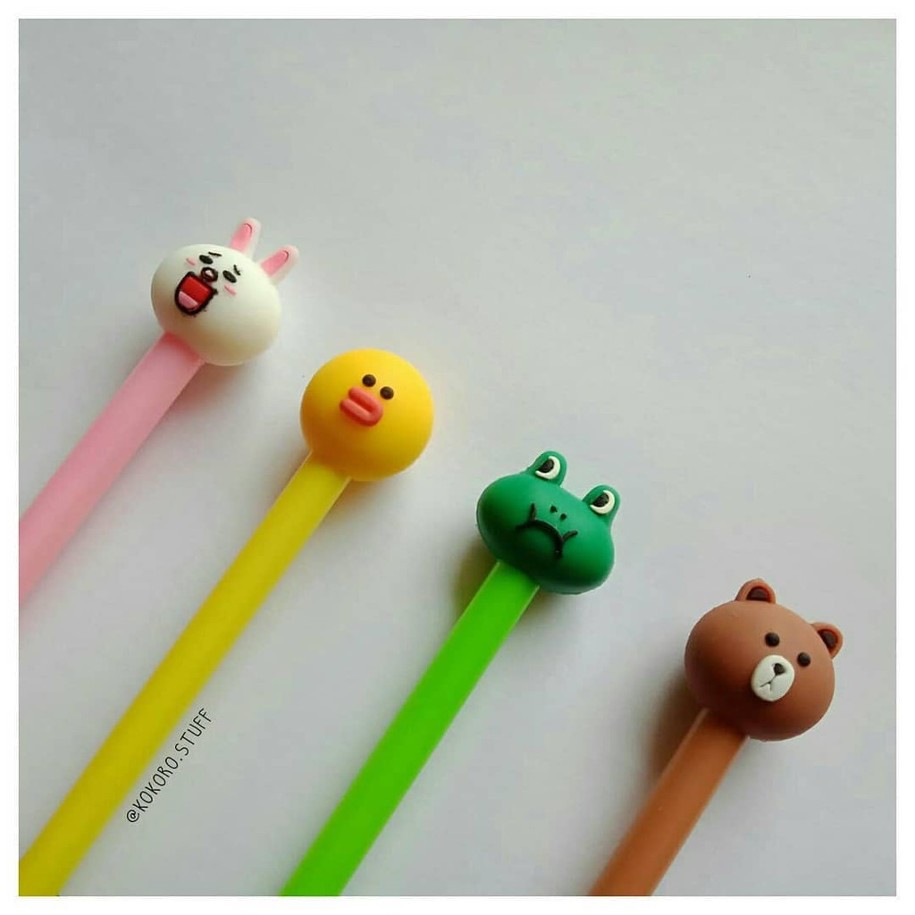 

Line Friend Gel Ink Pen | Pulpen Unik | Alat Tulis | Kokoro Stuff