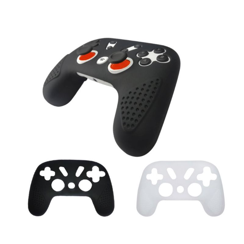 Btsg Game Controller Pelindung Cover Sleeve Untuk Case Soft Silicone Skin Untuk Gamepad Stadia Premier Edition for Case Ha