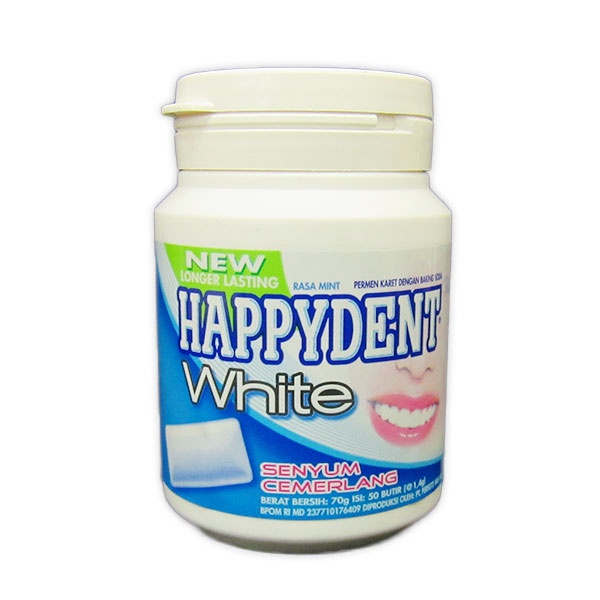 

HAPPYDENT WHITE BAKING SODA BOTOL 70 GR