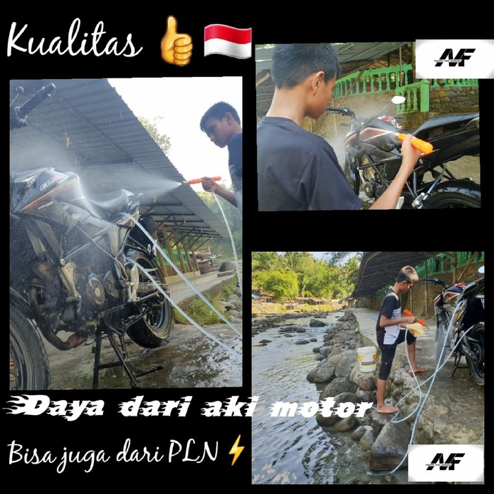 Dijual Set Lengkap Mesin Power Sprayer Alat Cuci Motor Mobil Steam Berkualitas