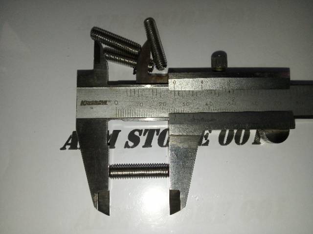 L tanam M6 x 25 (2.5cm) stainless 304