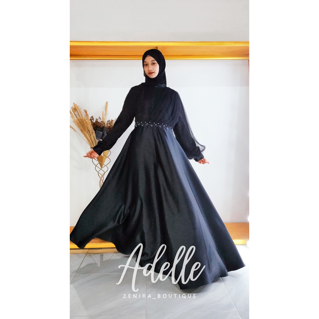 ORIGINAL! ADELLE baju pesta kondangan / couple / bridesmaids / wisuda / bumil / ukuran kecil jumbo