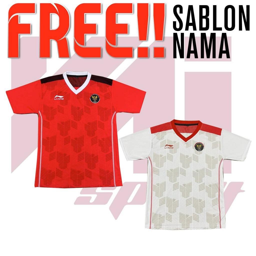 Kaos jersey Badminton baju Bulutangkis Timnas