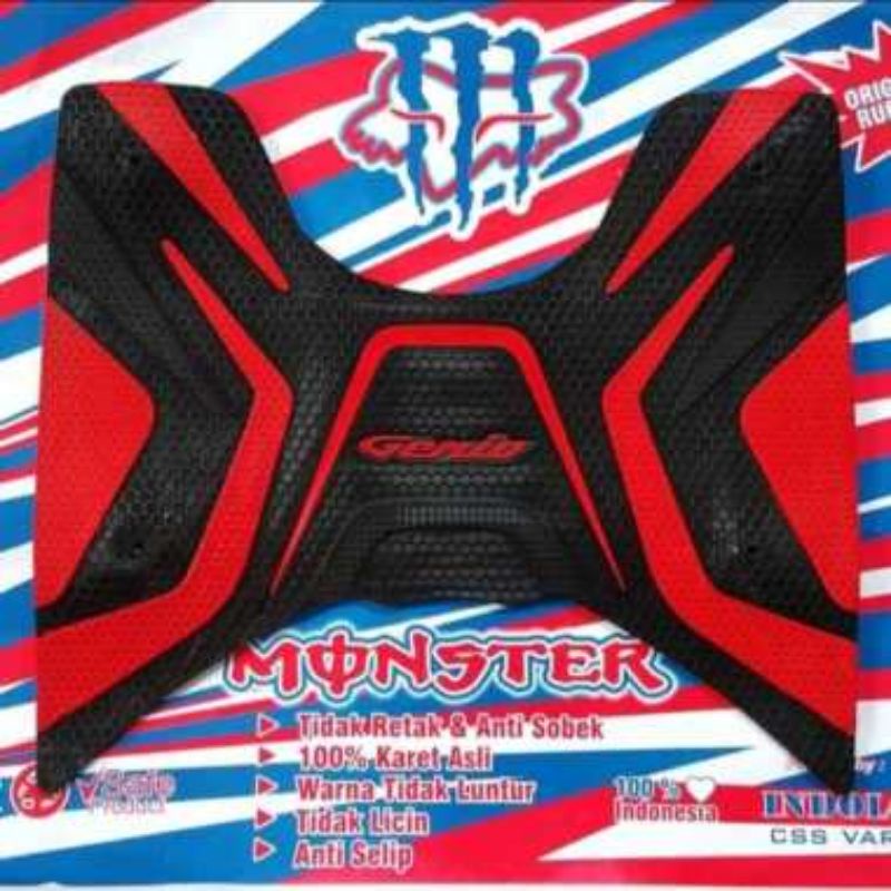 ALAS PIJAKAN KAKI MONSTER KARPET KARET GENIO