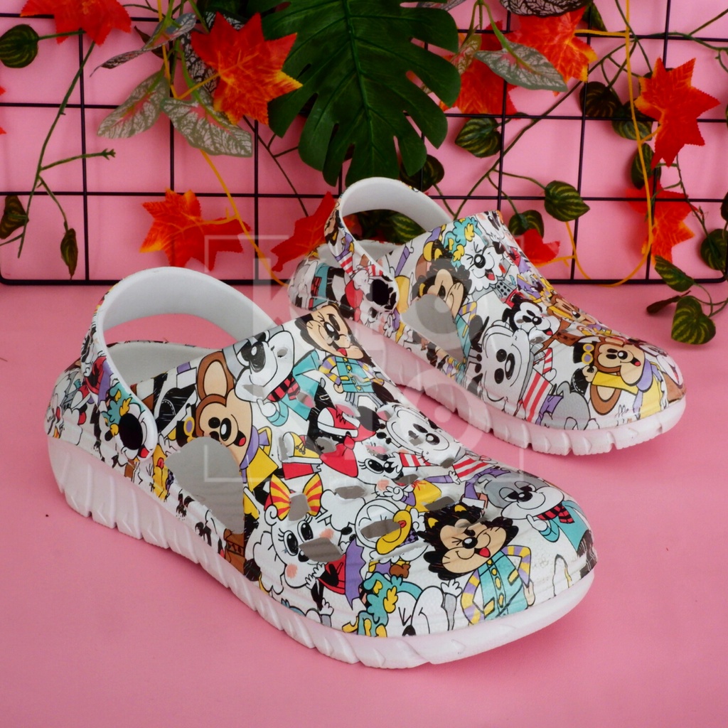 Sandal Kodok HE-MA Printing / New Arrival Sendal Kodok Printing / Sandal Rumah EVA Pria dan Wanita 111W