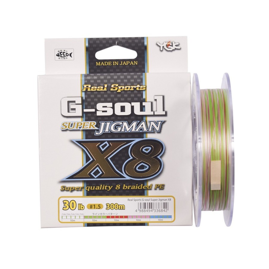 Senar PE YGK SUPER G-SOUL JIGMAN X8 300 Meter