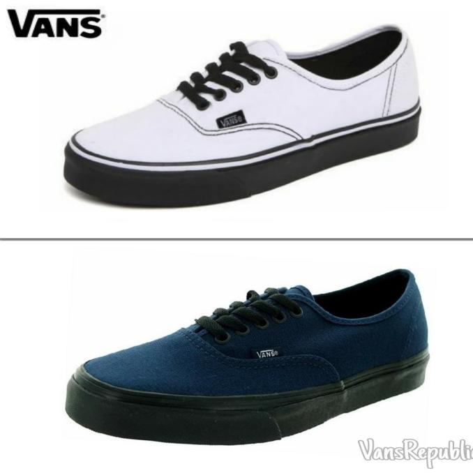 Sepatu Vans Original Authentic Style Variasi Warna (Sol Hitam Keren) Lc