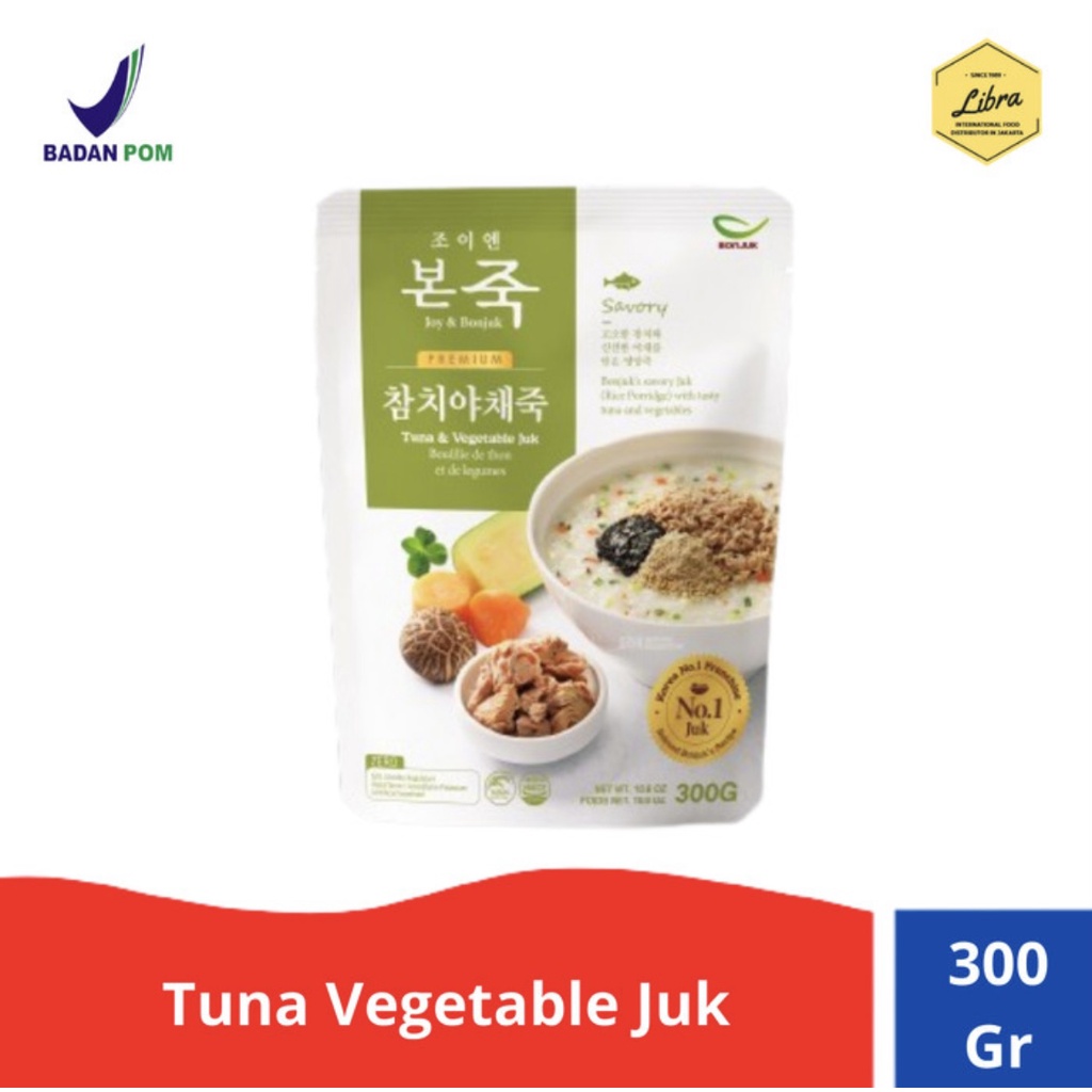 

Tuna Vegetable Juk Bubur Tuna Korea 300 gram
