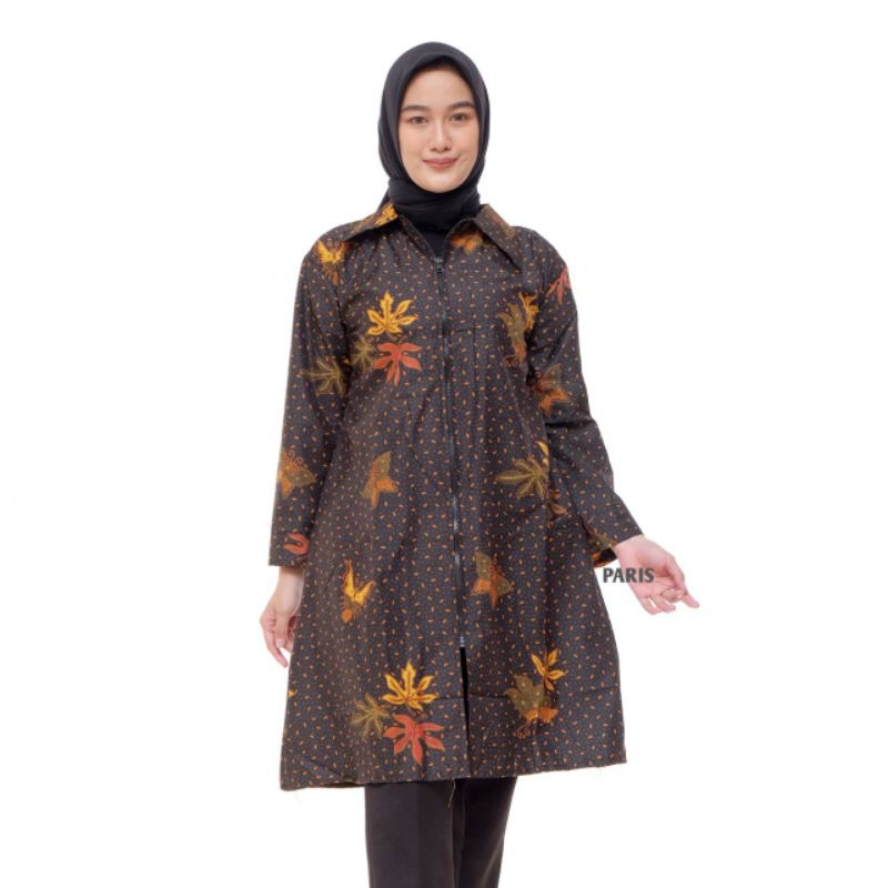 TUNIK BATIK ZIPPER SOLOAN UNGGUL JAYA