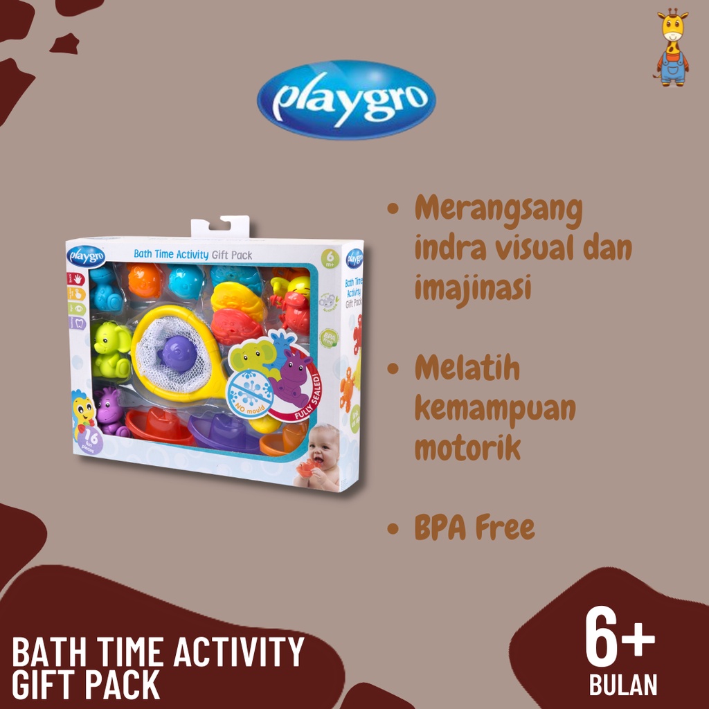 Playgro Bath Time Activity Gift Pack