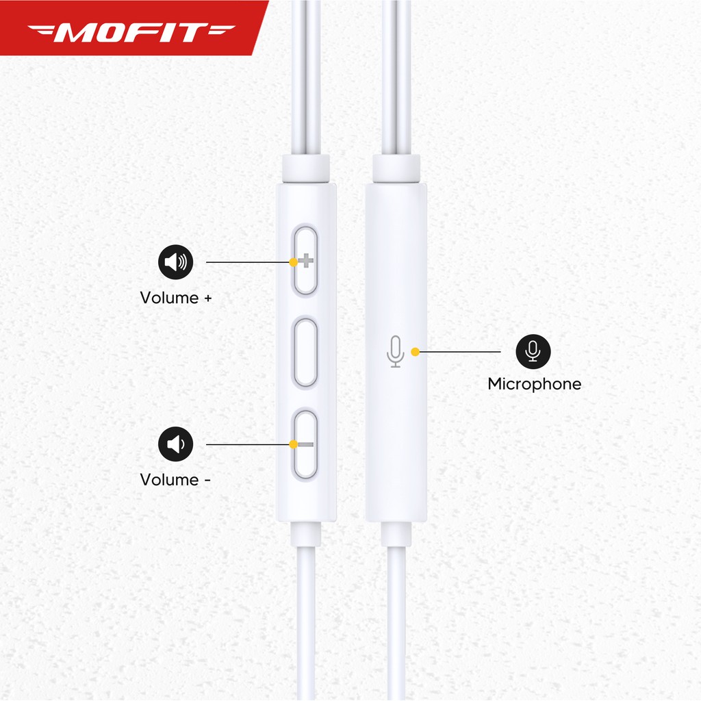 Handsfree / Earphone MOFIT M6P Extra Bass – Original