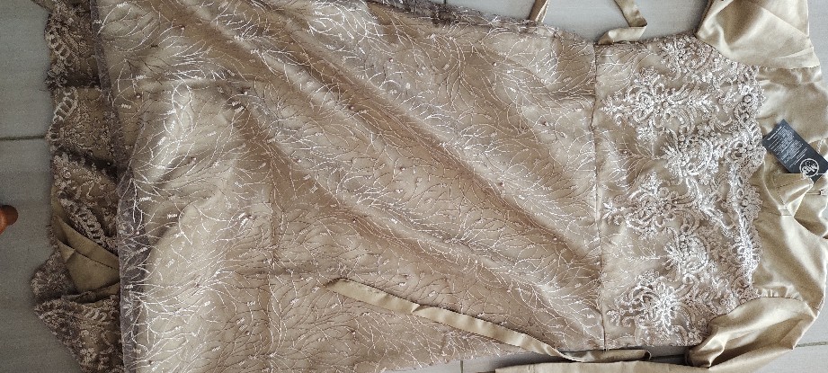 Gamis Brukat Syari Aura Gown ( Ada Jumbo ) / Sahita Maxy Batik Keluarga Termurah Batik Pesta